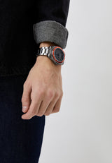 Emporio Armani Sigma Quartz Grey Dial Grey Steel Strap Watch For Men - AR11178 Buy Now By Emporio Armani