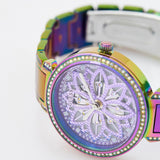 Shop Guess Lily Analog Purple Dial Purple Steel Strap Watch For Women - GW0528L4 in USA