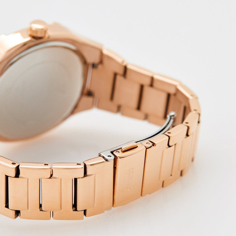 Guess Duchees Quartz Rose Gold Dial Rose Gold Steel Strap Watch For Women - GW0558L3 Buy Now By Guess