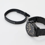 Armani Exchange Nico Analog Black Dial Black Steel Strap Watch For Men - AX7102 Buy Now By Armani Exchange
