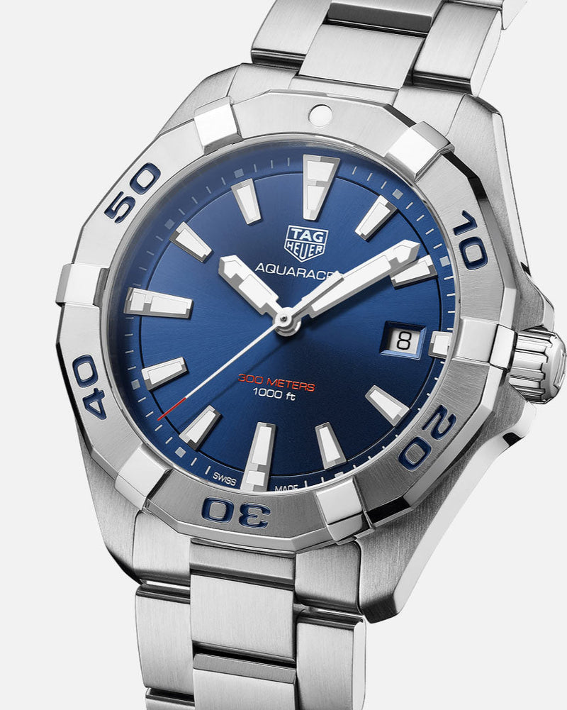 Shop Tag Heuer Aquaracer Blue Dial Watch for Men - WBD1112.BA0928 in USA