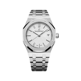 Audemars Piguet Royal Oak Automatic White Dial Silver Steel Strap Watch for Women - 77350ST.OO.1261ST.01