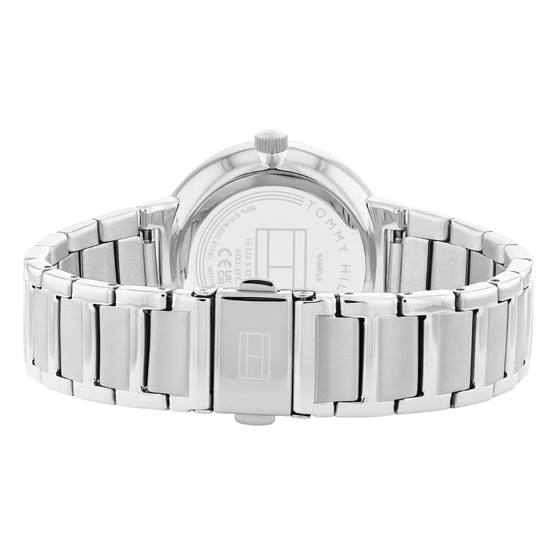 Tommy Hilfiger Joy Chronograph Silver Dial Silver Steel Strap Watch For Women - 1782532
