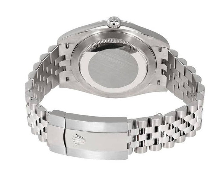 Shop Rolex Datejust 41 Oyster Blue Dial Silver Oystersteel Jubilee Bracelet Watch for Men - M126300-0002 in USA