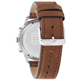 Tommy Hilfiger Jimmy Chronograph Green Dial Brown Leather Strap Watch For Men - 1791948 Buy Now By Tommy Hilfiger