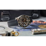Shop Seiko Prospex 1965 Diver's Modern Re-Interpretation Automatic Brown Dial Black Rubber Strap Watch For Men - SPB147J1 in USA