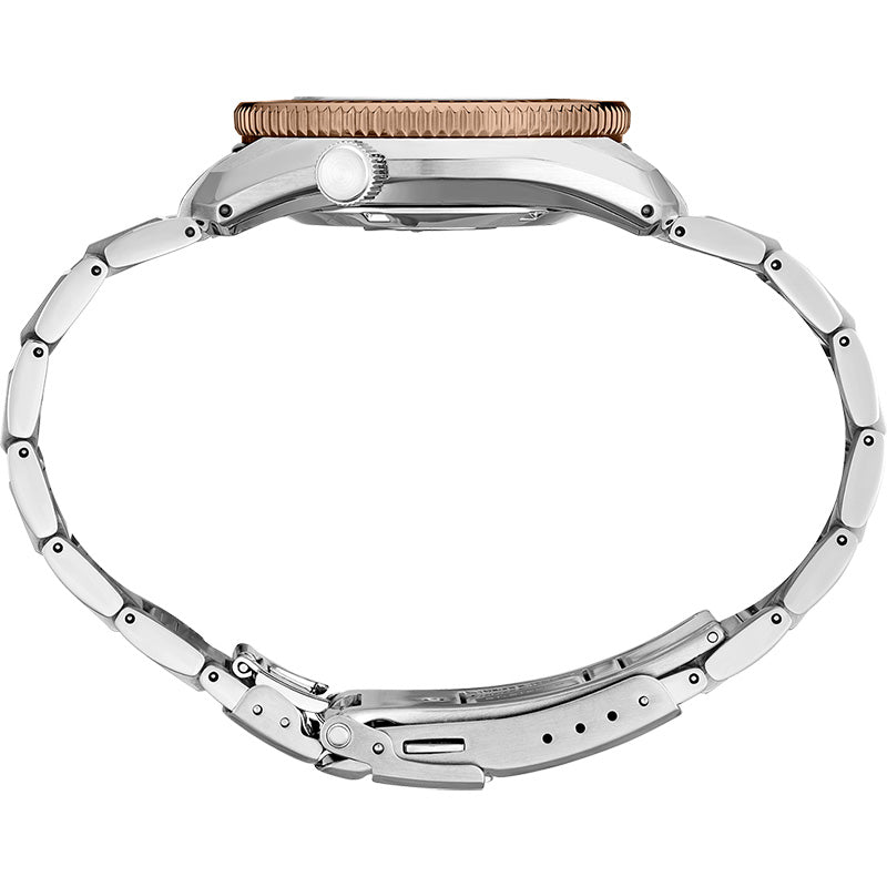 Shop Seiko Prospex Sea Diver Automatic Brown Dial Silver Steel Strap Watch For Men - SPB240J1 in USA