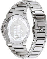 Shop Salvatore Ferragamo F-80 Classic Blue Dial Silver Steel Strap Watch for Men - SFDT01320 in USA