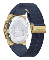Salvatore Ferragamo Sapphire Chrono Blue Dial Blue Silicone Strap Watch for Men - SFME00221 Buy Now By Salvatore Ferragamo