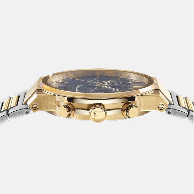 Salvatore Ferragamo Sapphire Chrono Blue Dial Two Tone Steel Strap Watch for Men - SFME00521 Buy Now By Salvatore Ferragamo