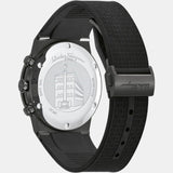 Shop Salvatore Ferragamo Sapphire Chrono Black Dial Black Rubber Strap Watch for Men - SFME00621 in USA