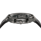 Shop Salvatore Ferragamo Sapphire Chrono Black Dial Black Rubber Strap Watch for Men - SFME00621 in USA