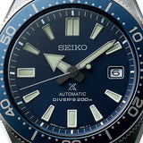 Shop Seiko Prospex Analogue Automatic Diver Blue Dial Black Rubber Strap Watch For Men - SPB053J1 in USA