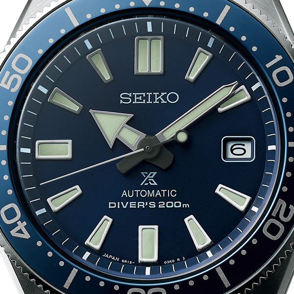 Shop Seiko Prospex Analogue Automatic Diver Blue Dial Black Rubber Strap Watch For Men - SPB053J1 in USA