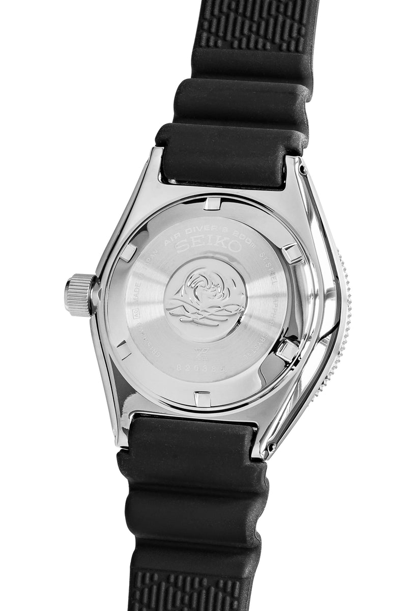 Shop Seiko Prospex Analogue Automatic Diver Blue Dial Black Rubber Strap Watch For Men - SPB053J1 in USA