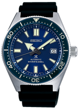 Shop Seiko Prospex Analogue Automatic Diver Blue Dial Black Rubber Strap Watch For Men - SPB053J1 in USA