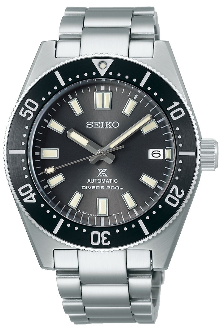 Seiko Prospex 1965 Modern Re Interpretation Automatic Black Dial Silver Steel Strap Watch For Men - SPB143J1 Buy Now By Seiko