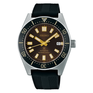Seiko Prospex 1965 Diver's Modern Re-Interpretation Automatic Brown Dial Black Rubber Strap Watch For Men - SPB147J1