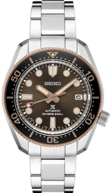 Shop Seiko Prospex Sea Diver Automatic Brown Dial Silver Steel Strap Watch For Men - SPB240J1 in USA