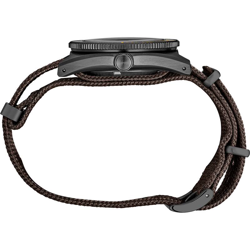 Shop Seiko Prospex Black Series 1965 Limited Edition Black Dial Brown NATO Strap Watch For Men - SPB253J1 in USA