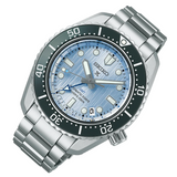 Shop Seiko Prospex Limited Edition Automatic GMT Glacier Blue Dial Silver Steel Strap Watch For Men - SPB385J1 in USA