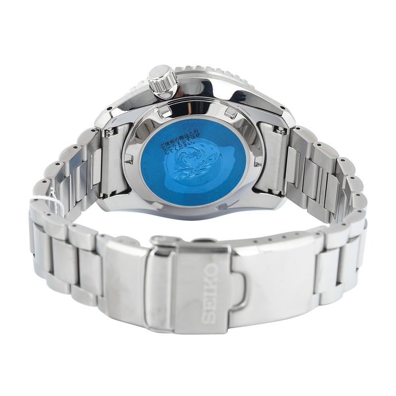 Shop Seiko Prospex Limited Edition Automatic GMT Glacier Blue Dial Silver Steel Strap Watch For Men - SPB385J1 in USA