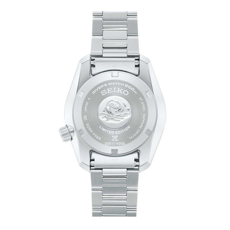 Shop Seiko Prospex Limited Edition Automatic GMT Glacier Blue Dial Silver Steel Strap Watch For Men - SPB385J1 in USA