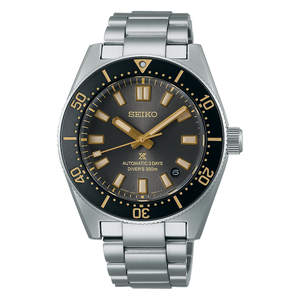 Seiko Prospex 55th Anniversary Edition Brown Dial Silver Steel Strap Watch For Men - SPB145J1