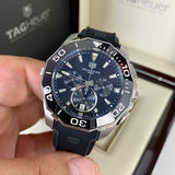 Shop Tag Heuer Aquaracer Blue Dial Watch for Men - CAY111B.FT6041 in USA