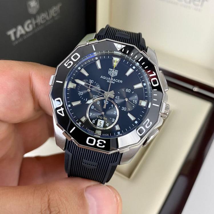 Tag Heuer Aquaracer Black Dial Watch for Men - CAY111A.FT6041 Buy Now By Tag Heuer