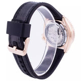 Seiko 5 Sport SKX Automatic Black Dial Black Silicone Strap Watch For Men - SRPD76K1