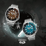Seiko 5 Sports SKX Skeleton Green Dial Silver Steel Strap Watch For Men - SRPJ45K1 Buy Now By Seiko