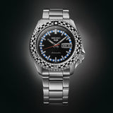 Seiko 5 Sports Checker Flag Special Edition Black Dial Silver Steel Strap Watch For Men - SRPK67K1 Buy Now By Seiko
