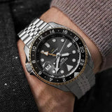 Seiko 5 Sports GMT US Special Edition Automatic Grey Dial Silver Steel Strap Watch For Men - SSK021K1 Buy Now By Seiko