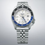 Shop Seiko 5 Sports SKX GMT Automatic Sky Blue Dial Silver Steel Strap Watch For Men - SSK033K1 in USA