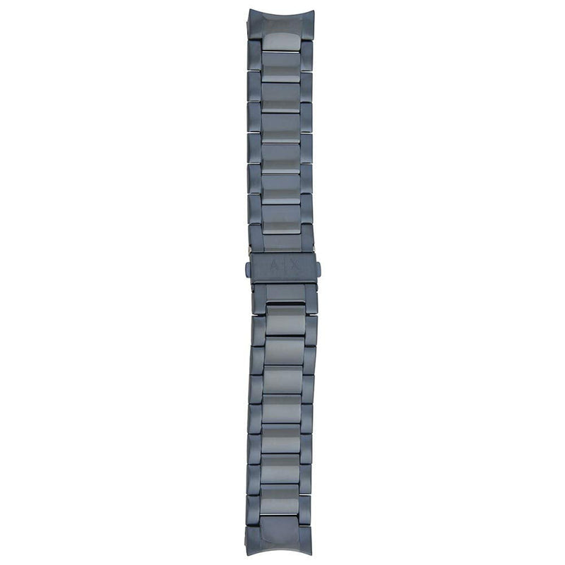 Armani Exchange Hampton Skeleton Grey Dial Blue Steel Strap Watch For Men - AX2401 Buy Now By Armani Exchange