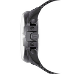Diesel Mega Chief Chronograph Black Dial Black Mesh Strap Watch For Men - DZ4527