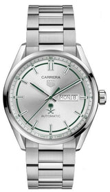 Tag Heuer Carrera Automatic Silver Dial Silver Steel Strap Watch for Men - WBN2015.EB0283 Buy Now By Tag Heuer