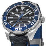 Shop Tag Heuer Aquaracer Black Dial Watch for Men - WAY201C.FC6395 in USA