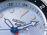 Seiko 5 Sports Automatic GMT SKX Sports Style Asia Exclusive Limited Edition Ice Blue Dial Silver Steel Strap Watch For Men - SSK029K1 Buy Now By Seiko