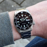 Seiko 5 Sports SKX Automatic Black Dial Silver Steel Strap Watch For Men - SRPK29K1 Buy Now By Seiko