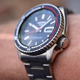 Seiko 5 Sports SKX Series Regatta Timer Retro Blue Dial Silver Steel Strap Watch For Men - SRPK13K1 Buy Now By Seiko