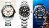 Shop Seiko Presage Sharp Edged Series Automatic GMT Champagne Dial Silver Steel Strap Watch For Men - SPB273J1 in USA