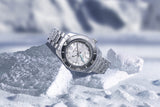 Shop Seiko Prospex Sea Arctic Ocean GMT Limited Edition Silver Dial Silver Steel Strap Watch For Men - SPB439J1 in USA