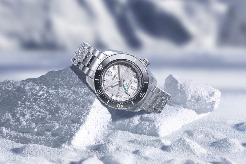 Shop Seiko Prospex Sea Arctic Ocean GMT Limited Edition Silver Dial Silver Steel Strap Watch For Men - SPB439J1 in USA