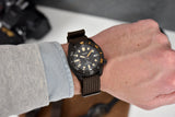 Shop Seiko Prospex Black Series 1965 Limited Edition Black Dial Brown NATO Strap Watch For Men - SPB253J1 in USA