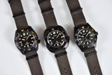 Shop Seiko Prospex Black Series 1965 Limited Edition Black Dial Brown NATO Strap Watch For Men - SPB253J1 in USA