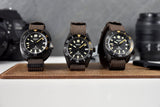 Shop Seiko Prospex Black Series 1965 Limited Edition Black Dial Brown NATO Strap Watch For Men - SPB253J1 in USA