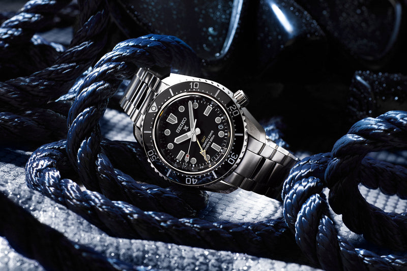 Seiko Prosprex Dark Depths GMT Automatic Black Dial Silver Steel Strap Watch For Men - SPB383J1 Buy Now By Seiko