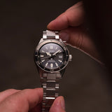 Shop Seiko Prospex Automatic Diver Black Dial Silver Steel Strap Watch For Men - SPB051J1 in USA